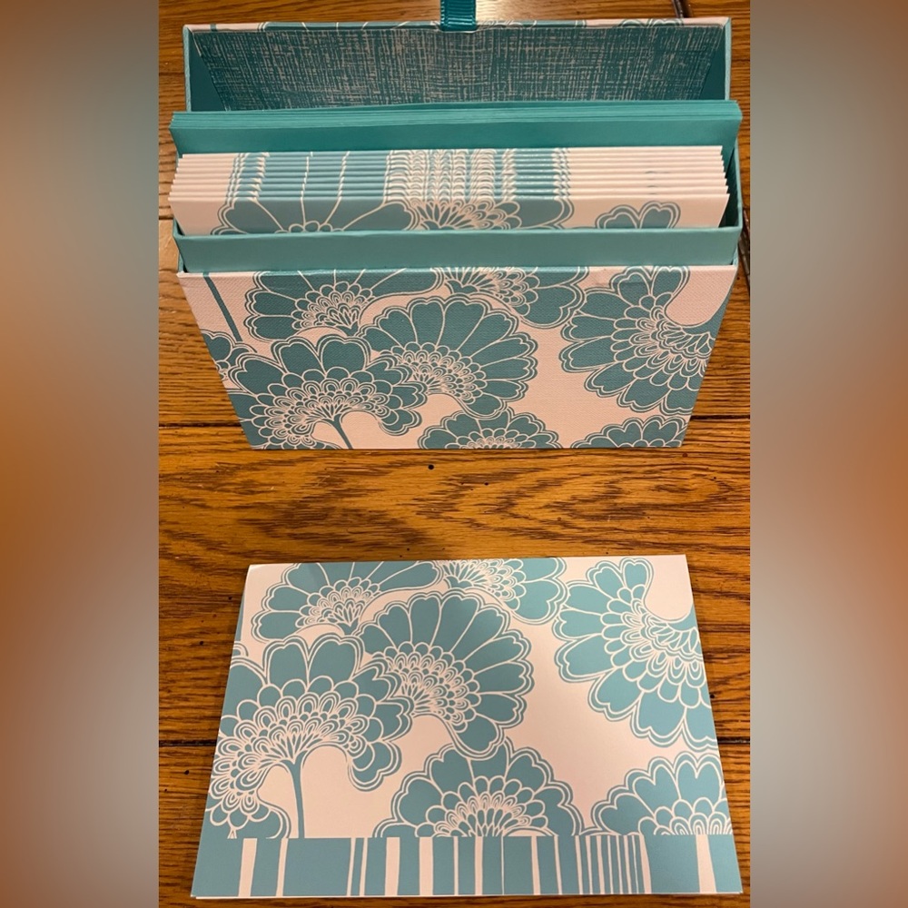 Florence Broadhurst boxed set of 10 cards/envelopes, Japanese Floral print